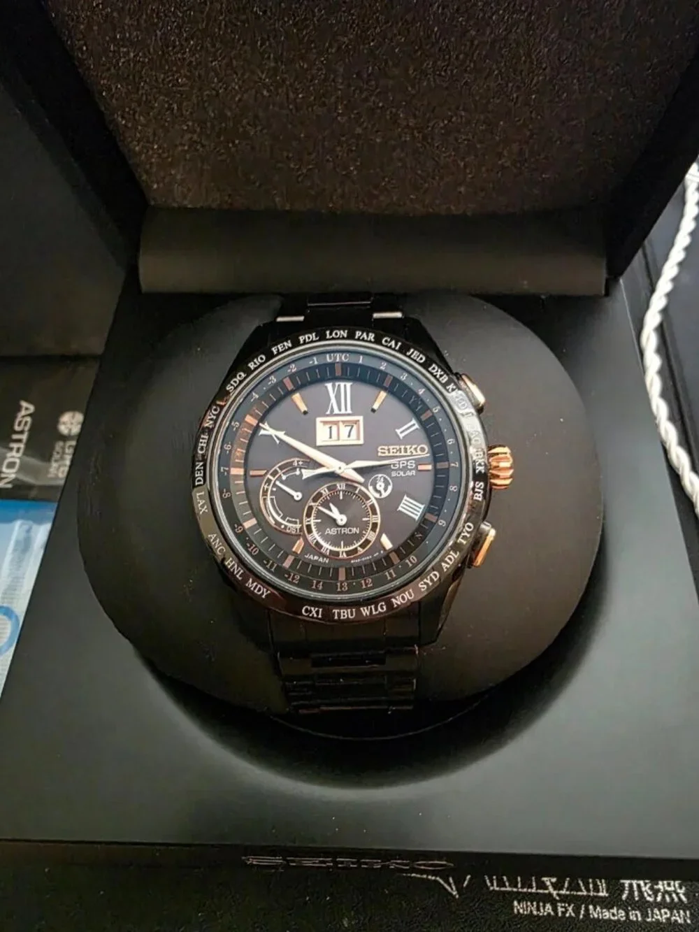 SEIKO Astron Nexter SBXD014/3X62-0AA0 Solar Powered Radio Men's Watch_971519